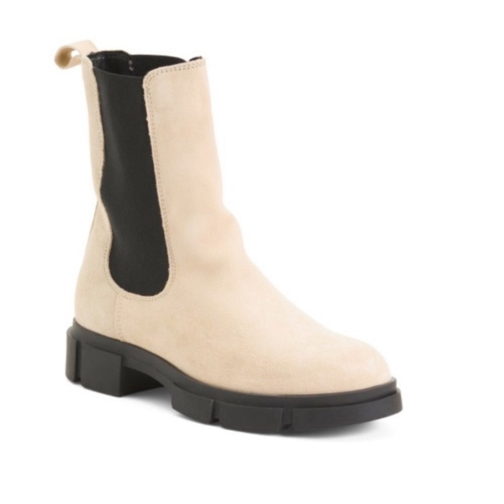CRUZA TENDENCIA Made in Portugal Chelsea Suede Leather Boots - Picture 3 of 17
